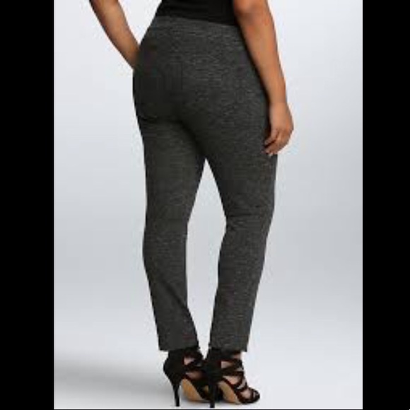 Torrid All-Nighter Pant- Space Dye Ponte Skinny - Picture 2 of 6